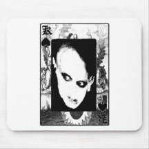 Nosferatu the playing card mouse pad