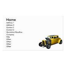 Nostalgia Rod Business Card Templates