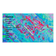 Nostalgic Abstract Fantasy Digital Fractal Art Business Card