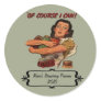 Nostalgic Canning Label - Customizable Round Sticker