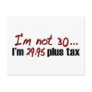 Not 30 $29.95 Plus Tax Post Card