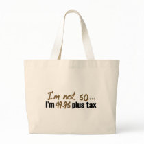 Not 50 $49.95 Plus Tax Canvas Bags