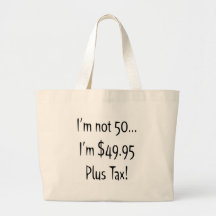 Not 50 Birthday Gifts Tote Bag