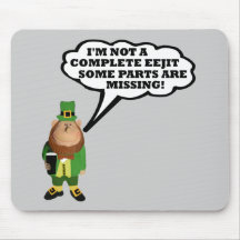Not a total idiot mousepad