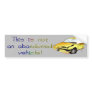 Not Abandoned Bumper Sticker