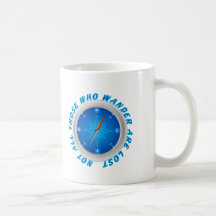 Not all those who wander mug