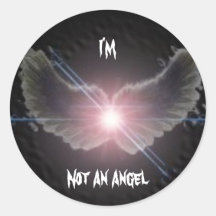 Not An Angel Sticker