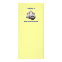 Not An Option Bowling Rack Cards