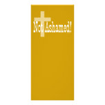 Not Ashamed! Romans 1:16 (with Cross) Personalized Rack Card