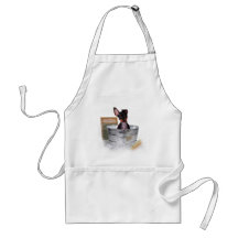 Not bath time again apron