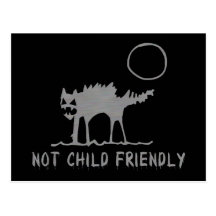 Not Child Friendly Post Card