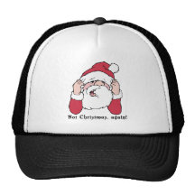 Not Christmas Again Santa Trucker Hat
