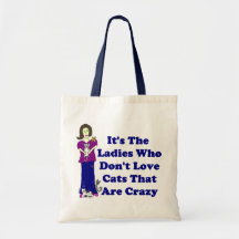 (Not Crazy) Cat Lady Bag