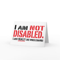 Not Disabled Card