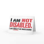 Not Disabled Card