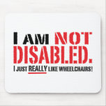 Not Disabled Mousepad