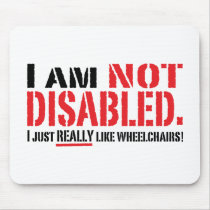 Not Disabled Mousepad