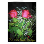 Not even a flower's beauty cards