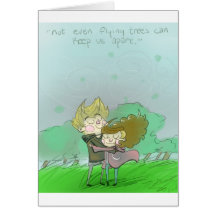 Not Even Flying Trees Greeting Cards
