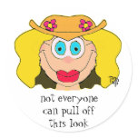not everyone round sticker