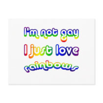 Not Gay But Love Rainbows