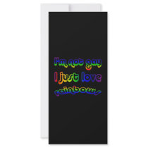 Not Gay But Love Rainbows