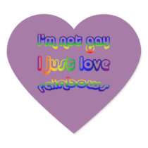 Not Gay But Love Rainbows