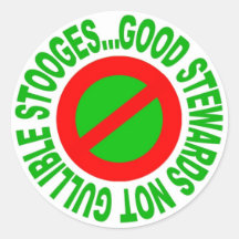 NOT GREEN STICKER