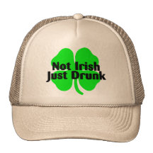Not Irish Just Drunk Mesh Hat