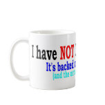 not lost mind coffee mug