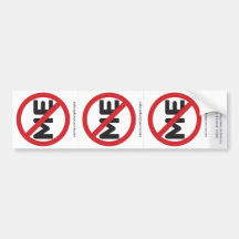Not Me_Vinyl stickers Bumper Sticker