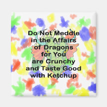 Not meddle black dragon head refrigerator magnet