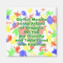 Not meddle green dragon head refrigerator magnets