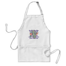 Not meddle purple dragon head aprons