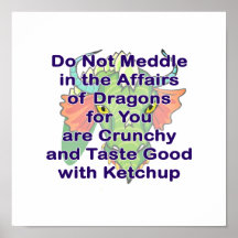 Not meddle purple dragon head print