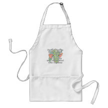 Not meddle white dragon head apron