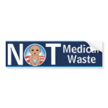 Not Medical Waste Bumper Sticker