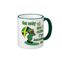 Not only am I cute I'm Jamaican too! Mugs