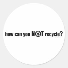 Not Recycle? Sticker