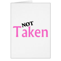 Not Taken Greeting Cards