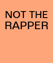 not the rapper t-shirt