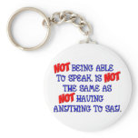 Not the Same Key Chains