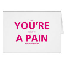 Not With Me - Valentines Day Card