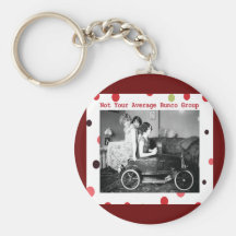 not your average bunco group keychain