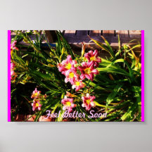 Note card poster