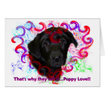 Note Card - Puppy Love Valentine's Day