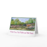 Note Card- Red fox   a Rabbit