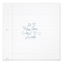 Note d'amour d'années scolaires art photographique
