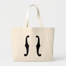 Note f holes tote bag