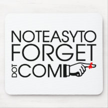 NOTEASYTOFORGET MOUSE PADS